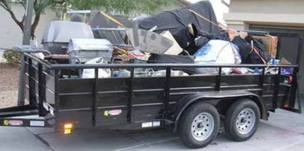 yard clean up with trailer rental