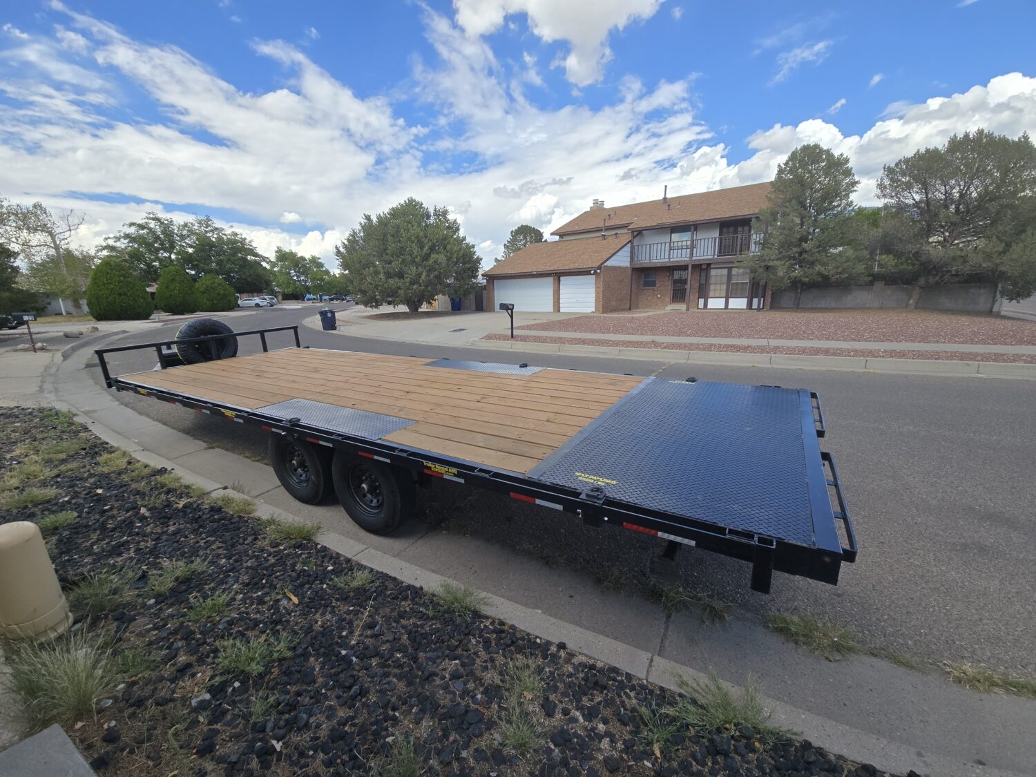 Trailer Rental ABQ Deckover Trailer (1)