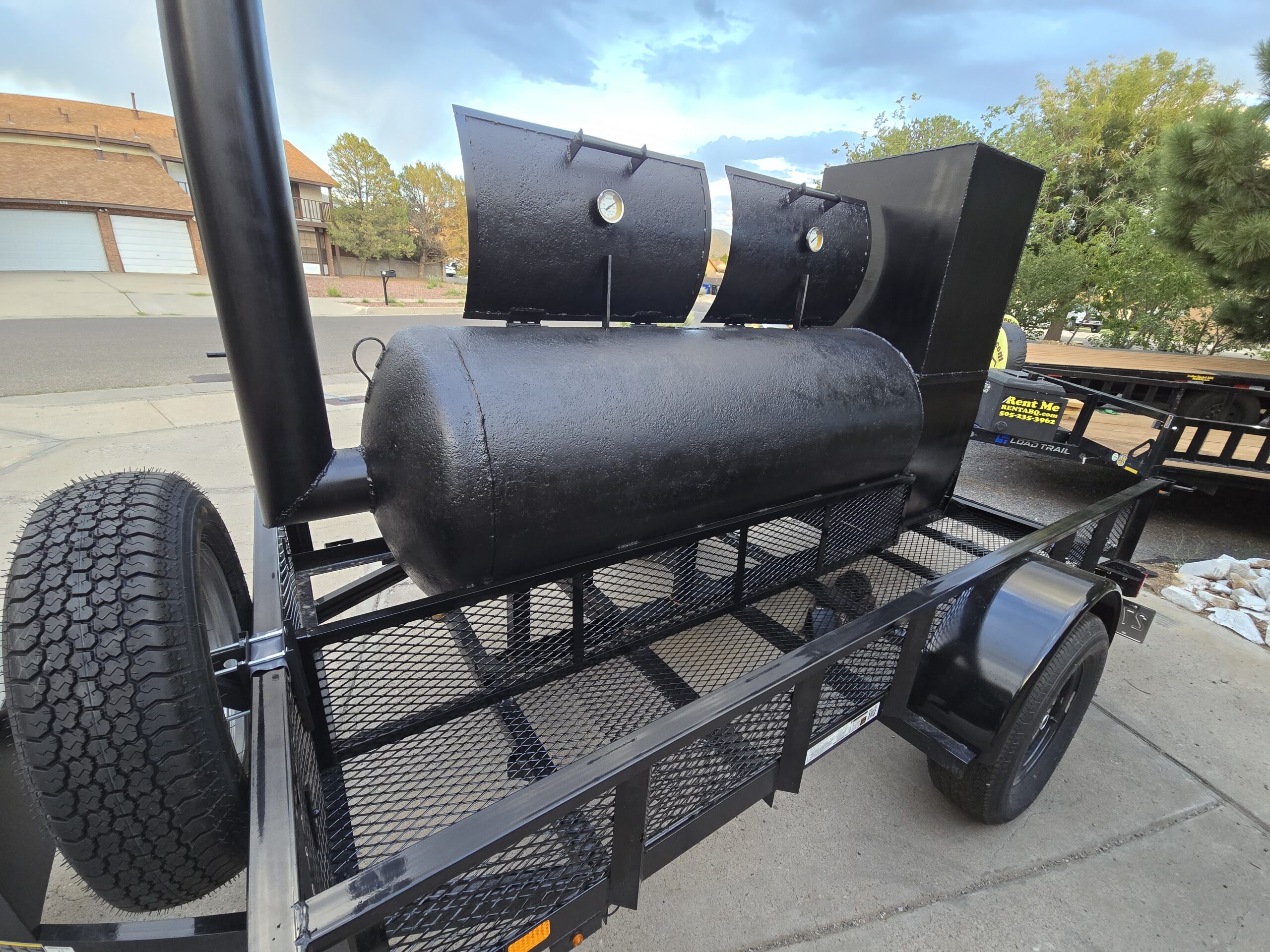 BBQ Smoker Pit Trailer - Image 3